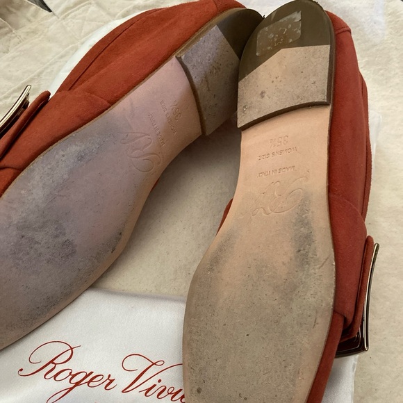 ROGER VIVIER Sue Suede Loafer size 35 1/2 - Picture 3 of 5